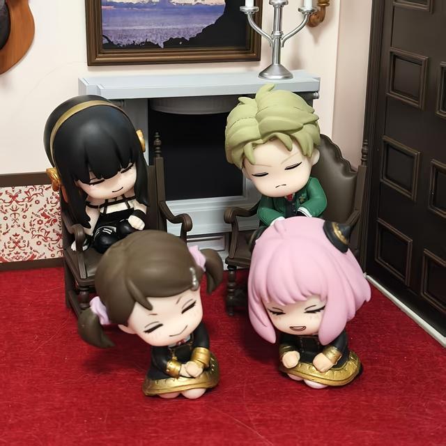 TEMU 1 Set (4pcs) Figurine Anime Collection Cadeau