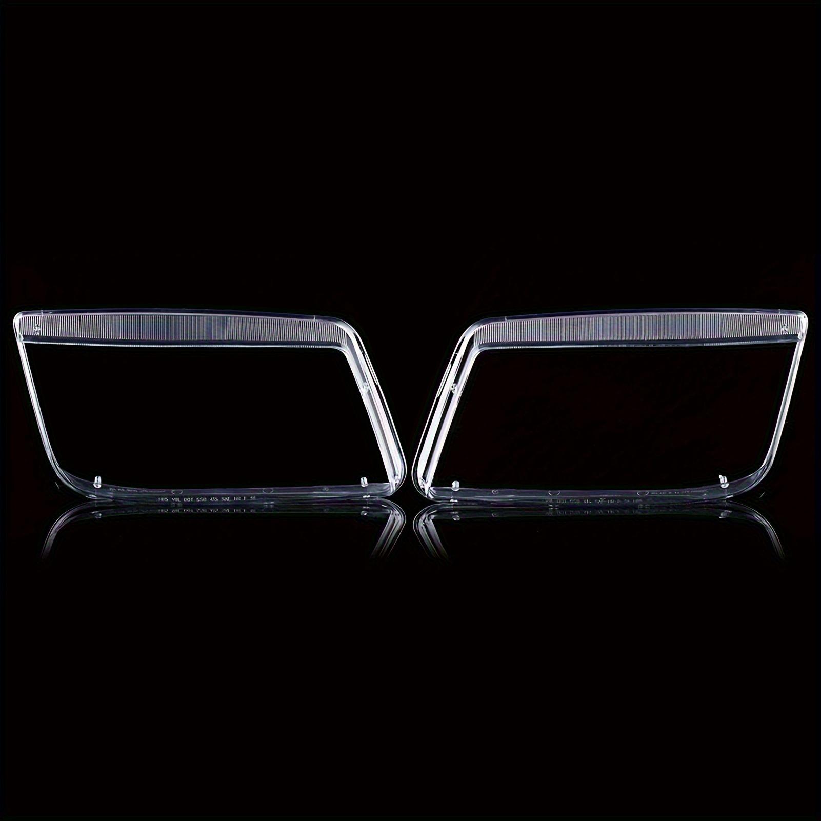 TEMU Par de Cubiertas Transparentes para Faros de Plástico para Volkswagen Jetta Bora MK4 1998-2004