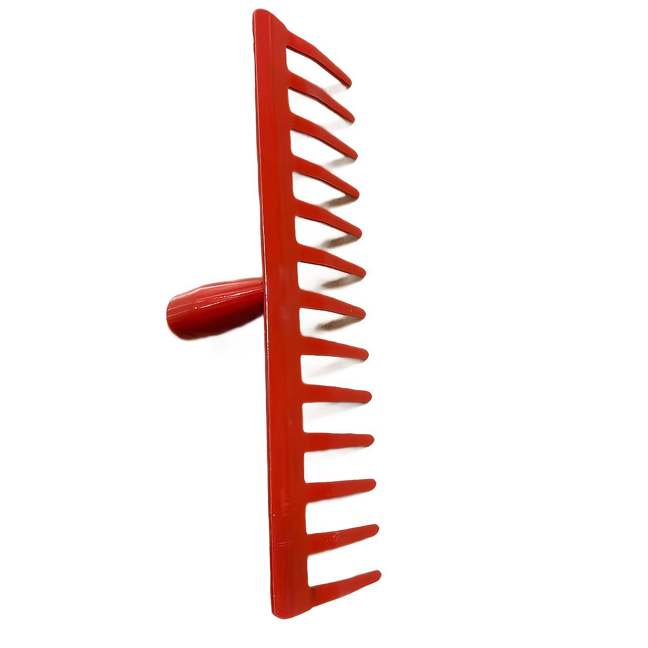 TEMU 1pc Household Rake Leaf, Rake Leaf Collection Rake, Multifunctional Gardening Control Tool, Garden Tool Grass Rake, Soil Turning Artifact