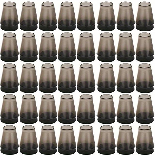 TEMU 40pcs Non-slip Furniture Pads Compatible For Chairs & Tables - Heavy-duty Protectors, -reducing Chair Leg Caps, Table Feet ( Install, Fit)