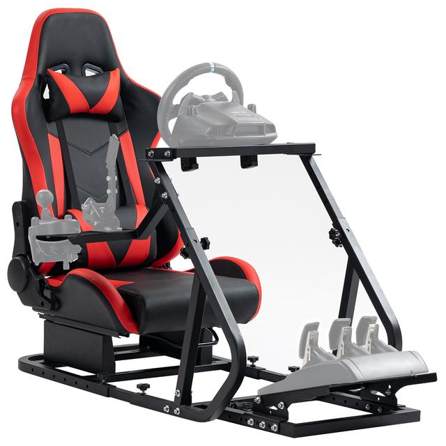 TEMU Zootopo G29 Racing Simulator Cockpit With For , , , Playstation, Pc, Adjustable Steering Wheel Bracket, Steering Wheel, Shifter, Pedals Not Included