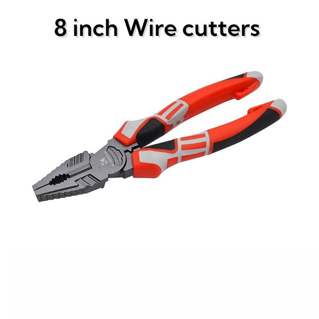 TEMU 1pc Alicate Multifuncional de e , Grau Industrial, Alicate de Longo, Alicate Diagonal com Design Antiderrapante, de , Múltiplas Opções Disponíveis, Adequado para Eletricistas