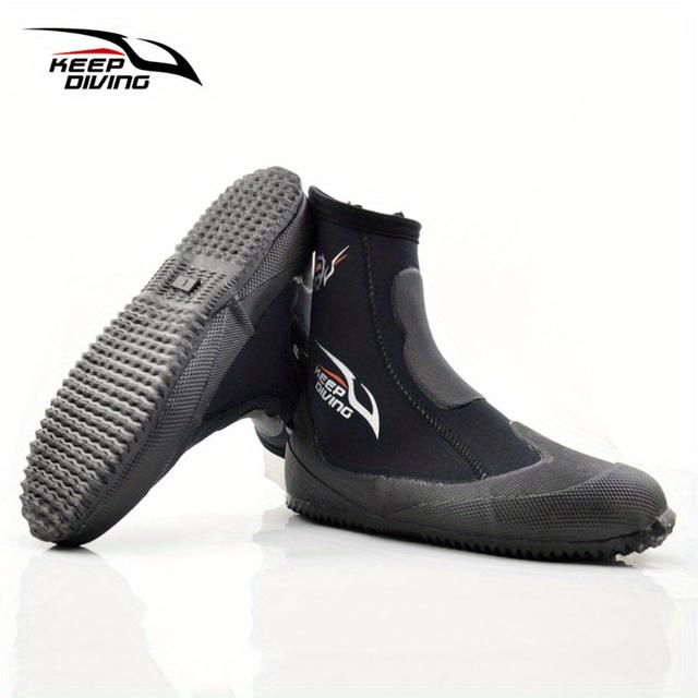TEMU 4/5mm Neoprene Diving Boots High Quality Non-slip Snorkeling Water Shoes