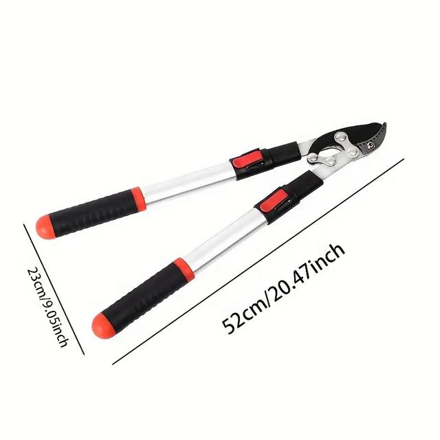 TEMU Heavy-duty Garden Pruning Shears With Sk5 , Pruners For Over 4 Applications. Suitable For Thick Branches - Manual Non-electric , Ergonomic , Durable Metal With Comfortable Grip