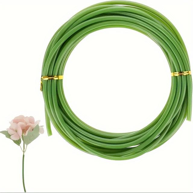 TEMU 1pc 5.0 Meters Of For Binding Artificial Flower Stems, Artificial Flower Cover, Used For Wedding Bouquet, Boutonniere And Flower Arrangement