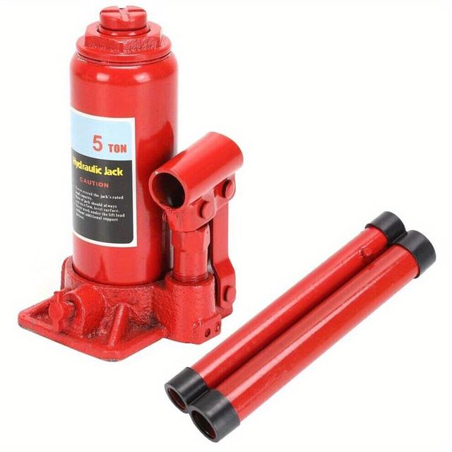 TEMU 5t Hydraulic Trolley Jack, As A Stamp Jack, With A Load Capacity Of Up To 5000 Kg, Constructed From High-quality
