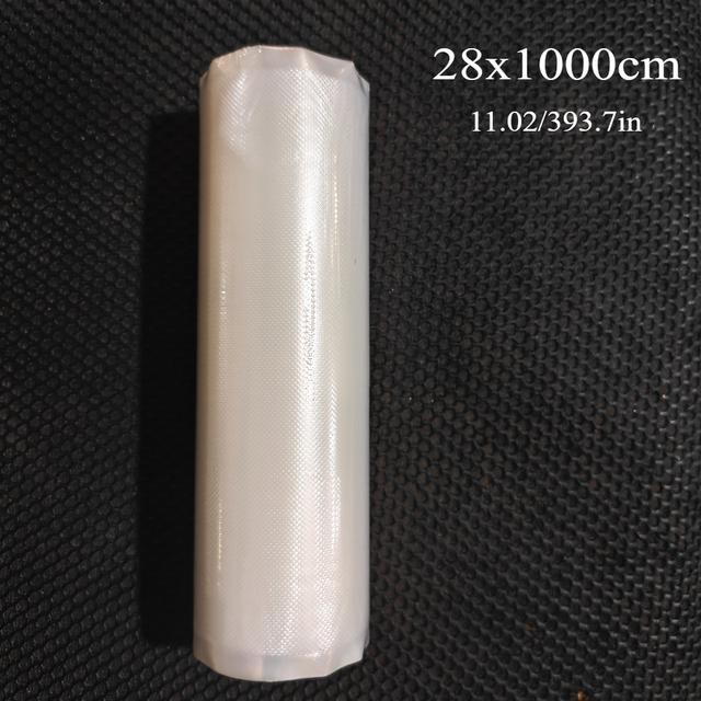 TEMU 1 Roll Commercial/residential Vacuum Sealer Bags Compatible For Sous Vide, Vacuum Packaging Suitable For Home Kitchen, Restaurants, Preservation, Freshness Preservation Roll Packaging System