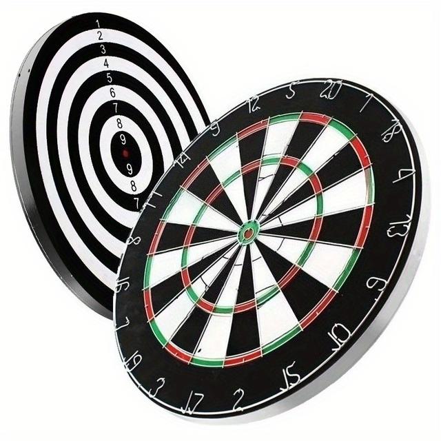 TEMU Hard Bristle Dartboard, Competition-grade Indoor Hanging Digital Game For Steel Tip Darts, Quality Construction, Fun For Beginners