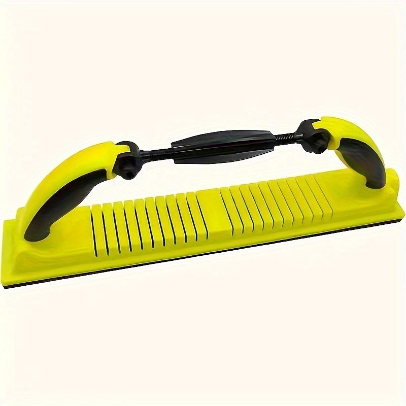 TEMU 1pc Lijadora de Varilla Ajustable con Mango Giratorio, Bloque de Lijado Multifunción Ahorrador de para Paredes, Metal, Madera, Paneles de Yeso y Lijado de Carrocería