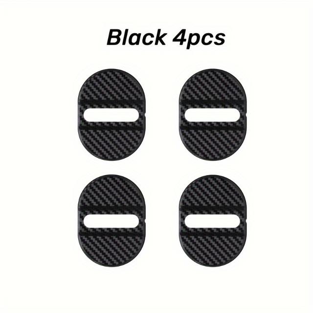 TEMU 4 protectores de cubierta para cerradura de puerta de coche, almohadilla de plástico antioxidante, protector de puerta anticolisión