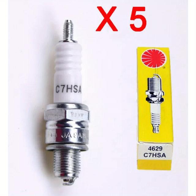 TEMU 5 Spark Plug For 49cc-150cc Gy6 Chinese Scooter Pit Bike Atv