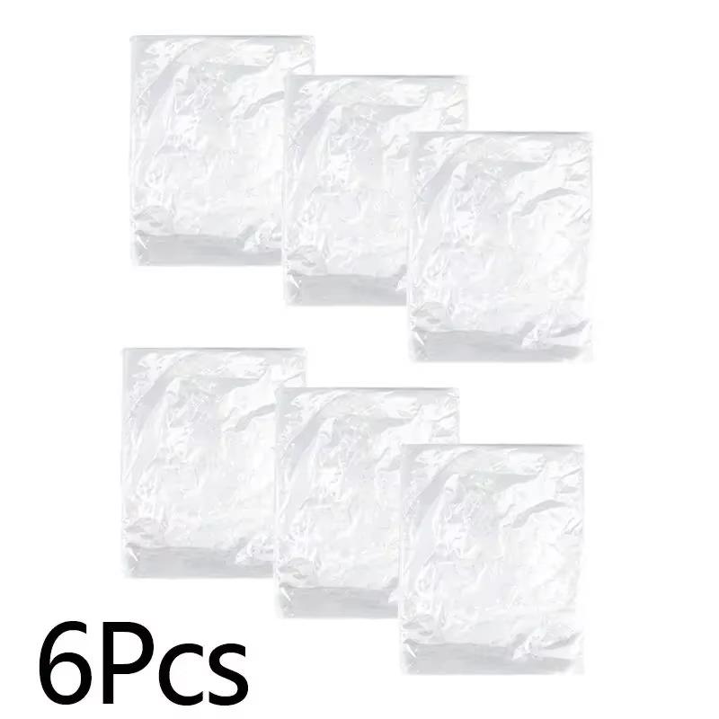 TEMU 6pack Disposable Raincoat, Outdoor Hiking Cycling And Mountaineering Transparent Portable Adult Raincoat