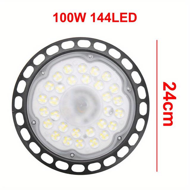 TEMU Ufo Led High 200w, 150w, 100w, High Bay Led Shop Lights 6500k Daylight High Bay Led Lights, High Bay Lighting, Led High For Factory Warehouse Workshop