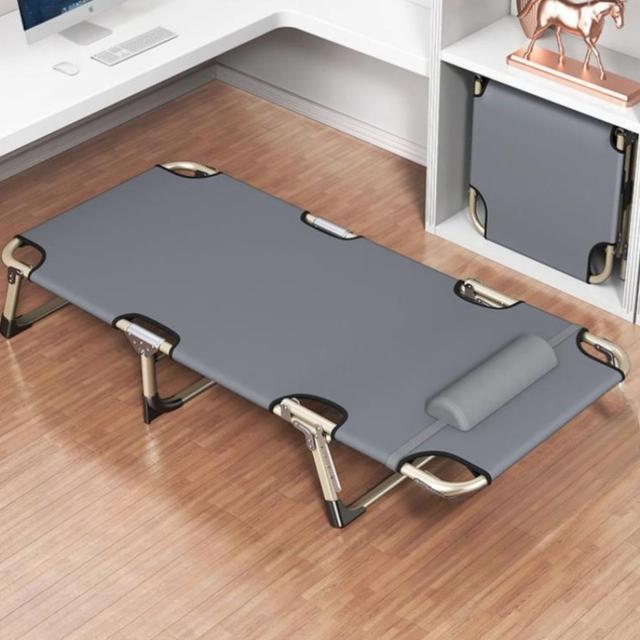 TEMU 1pezzo Lettino Pieghevole Portatile, Struttura in Acciaio Inossidabile con Tessuto Oxford, Lettino da Relax Multifunzionale, Lettino per il senza Assemblaggio per Uso e a Casa