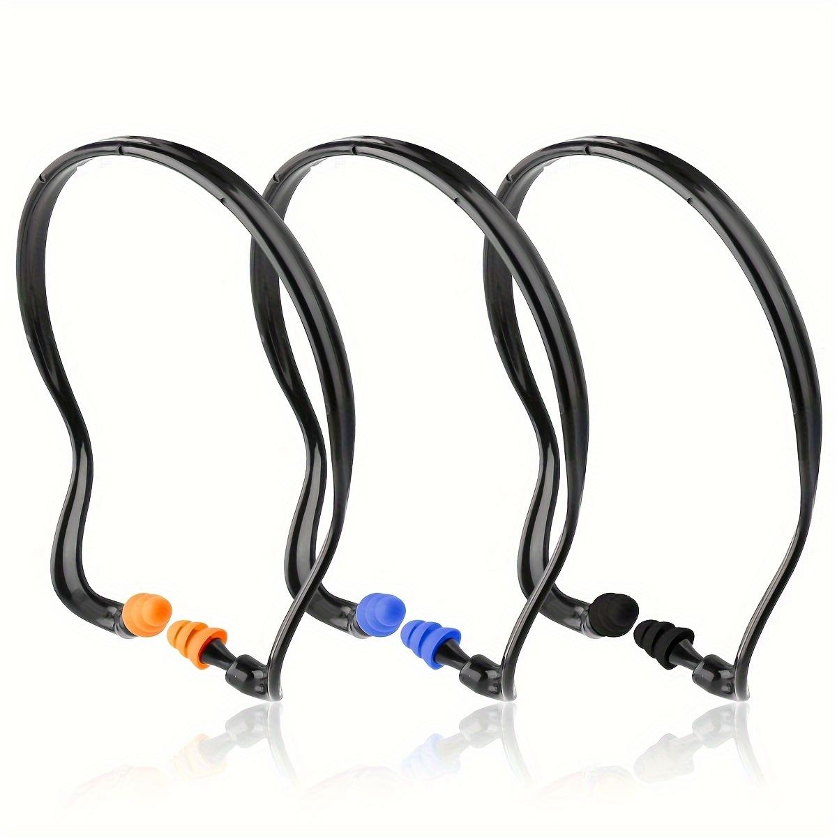 TEMU 3pcs Reusable Earplugs, Designed To Prevent Loss, Suitable For Sleeping And Reading