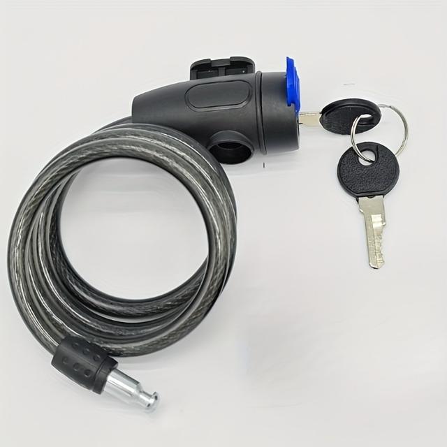 TEMU Cadenas à chaîne extra-long 95 cm/37,4 pouces pour moto, très , pour VTT, , accessoire de sécurité renforcé pour vélo, surface polie, commande manuelle, rangement sécurisé pour motos et vélos