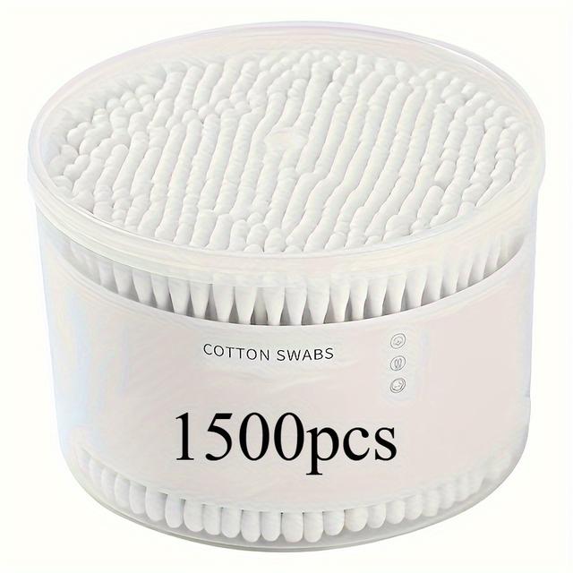 TEMU 500/1000/1500 Double-ended Swabs 500 Ear Cleaning Swabs Disposable Swabs/...
