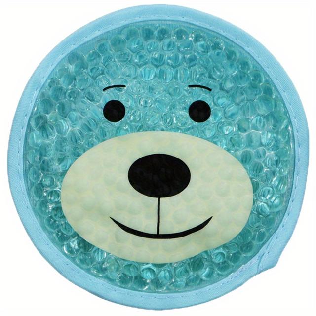 TEMU Reusable Cartoon Gel Ice Pack - Dual Compress, Soothing & , Material, - Frog, Duck, Bear, Fox Designs, Durable Ice Pack, Perfect Mother's Day Gift