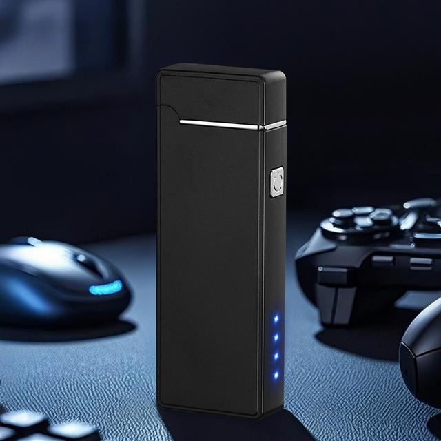 TEMU 1pc/2pcs/3pcs Dual Arc Electronic Lighter, Electronic Igniter, Dual Arc Windproof Lighter, Trendy Lighter