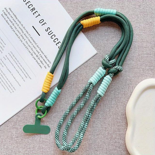 TEMU Factory Wholesale New Korean Style Long Phone Lanyard For Girls With Crossbody Strap And Durable Anti-lost Knot