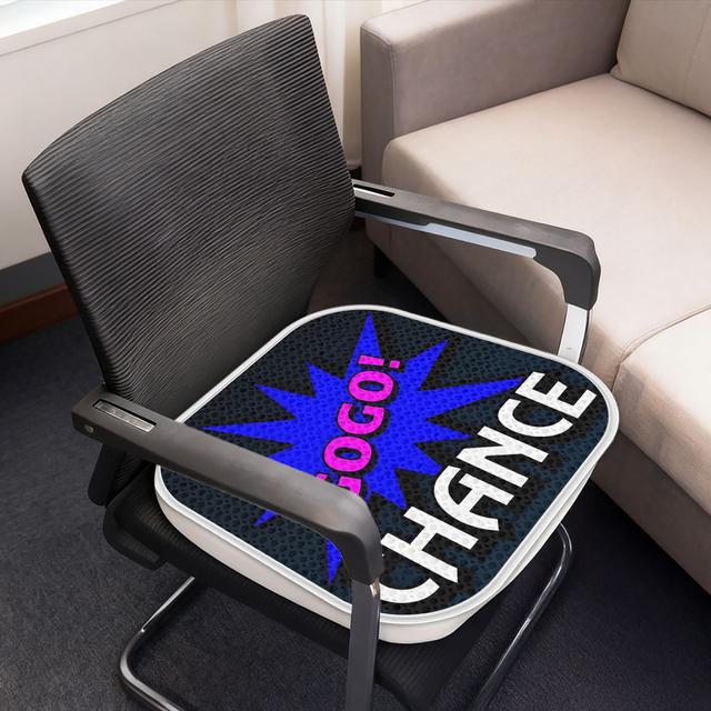 TEMU 【ティブ GOGO! CHANC】インスピレーション クッション、オフィス、自宅、デスク、ベッドサイドに最適、椅子/スツール対応、軽量滑り止め、高耐久、学生の勉強、ゲームでの長時間座りにも快適