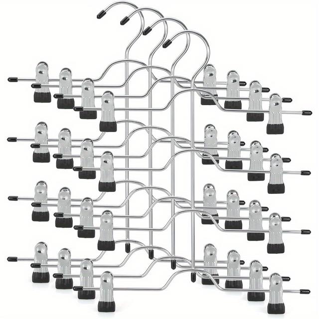 TEMU de metal de 4 niveles faldas de , con ajustables, 70% más de , agarre antideslizante , , , toallas - Exhibidores minoristas industriales y científicos