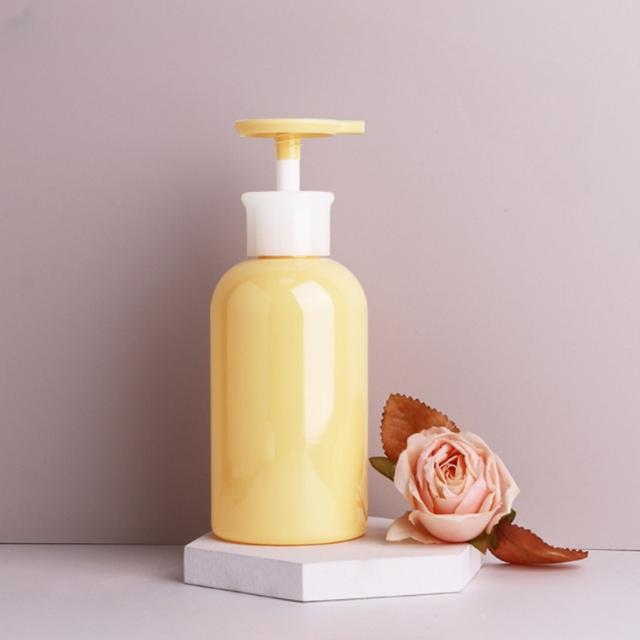 TEMU 1pc 300ml Macaron Refillable Pump Bottles | Soap Detergent Dispensers, Plastic, Paba-free