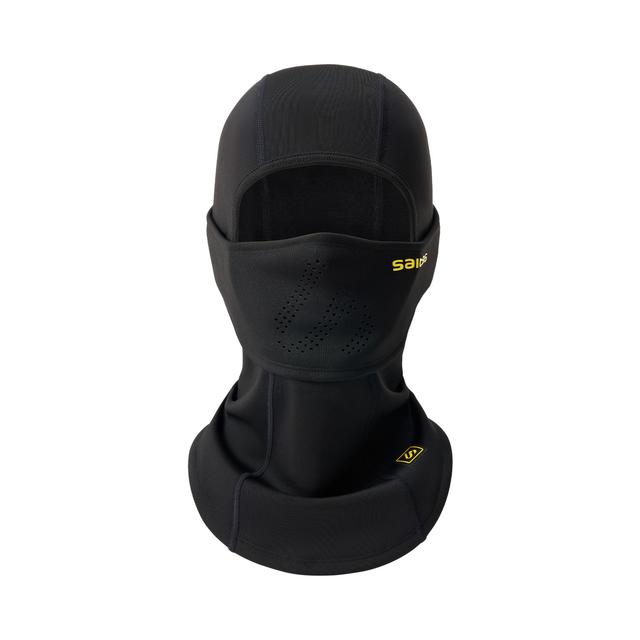 TEMU 1pc Of Thermal Thickened Double-layer Removable Balaclava Mask, Multifunctional Windproof Ski Hat, Made From And Microfleece Fabric, Sports Warm Hood, Without Battery