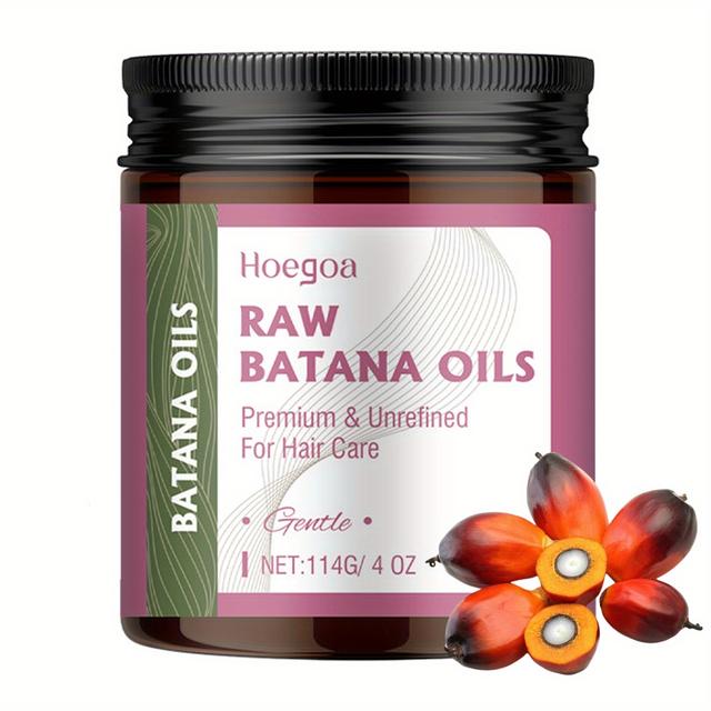 TEMU 4.oz Honduran Batana Hair Oil Contains Vitamin E, Glycerin, Suitable For Coloured And Hair, Smoothing Hair Care Oil Plants Gentle Nourishing Hair, Looks , Valentine's Day Gift For Her