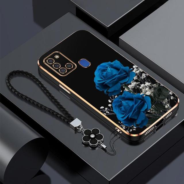 TEMU A Case For The For Galaxy A21s Featuring A Blue , For And Offering A Stylish Shockproof Experience.