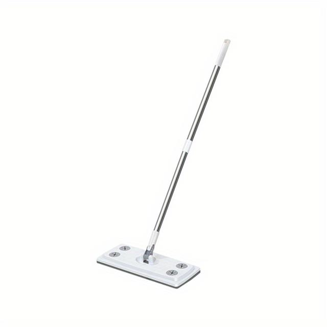 TEMU Heavy-duty Wet Mop System For Surfaces, Featuring A Removable And Washable Pad. Compatible With Mop Buckets And Designed For Residue-free Cleaning