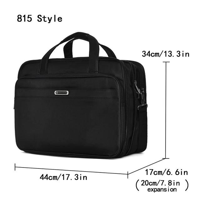 TEMU Men's Laptop Bag, Large Capacity Briefcase, 16 Inch/17 Inch Expandable Laptop Bag -perfect Gift For Thanksgiving, Christmas, New Year