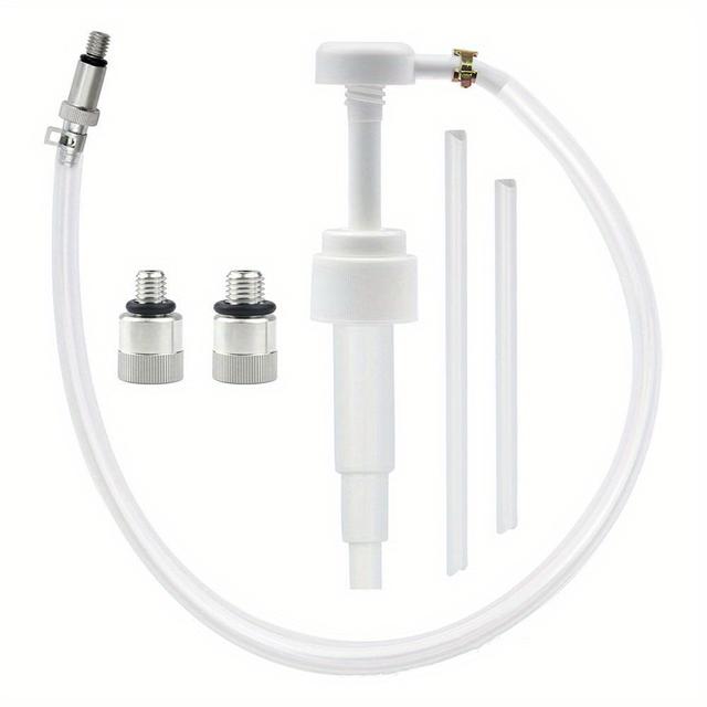 TEMU Lower Unit Pump With 3/8inch 8mm 10mm Adapters 1 Set For Standard Quart Bottles Outboards Motors