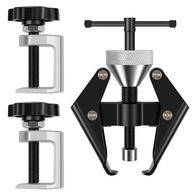 TEMU Kit de 3 extracteurs robustes pour bras d'essuie-glace et roulements de batterie - Outil de retrait de bras d'essuie-glaces pour voitures et camions