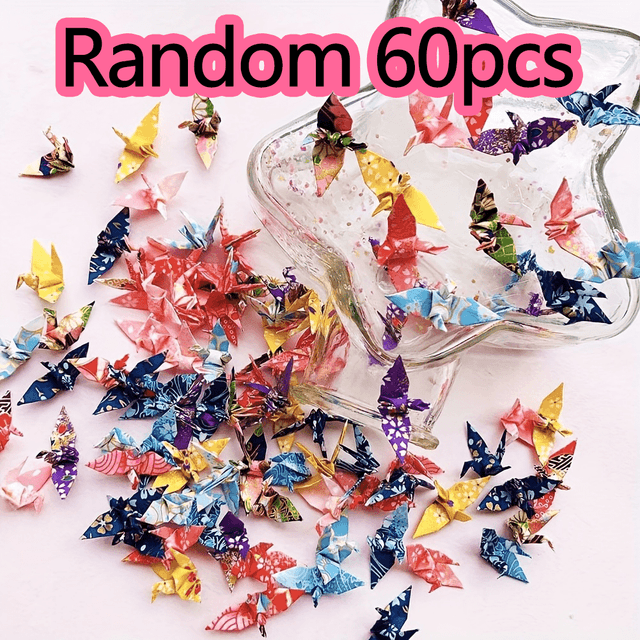 TEMU Grajos de Origami Pre-Plegados en Sets de 10, 30 o 60 para Decoraciones de de , Regalos de Navidad Hechos a y de Mesa para Tés, Perfectos Como Regalos de San Valentín