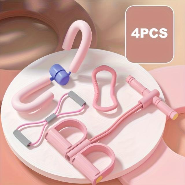 TEMU Lingpeng 5/4pcs Yoga Set, Leg Training Equipment, Multi-functional Home Fitness Gear