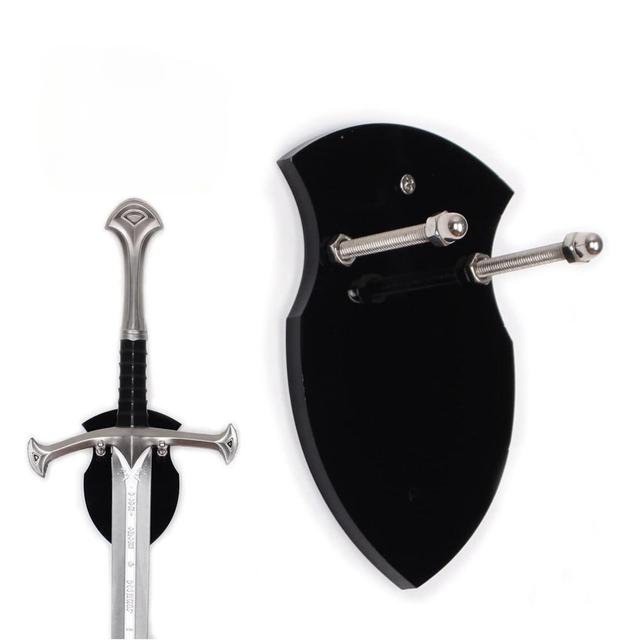 TEMU Itechjoy 1-pack Acrylic Wall Mount - Vertical Display Holder For Swords & , Decor & Collection Showcase