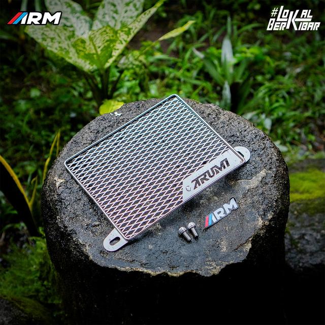 TEMU Arm Radiator Cover Diamond Design Arm Diamond Radiator Cover For 125/150 Series High-quality Motorcycle Exterior Accessory