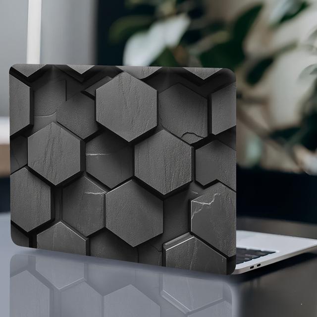 TEMU 3 Units, 1 Spare Unit, Fearless Stickers - Creative Diy A+ Protector Film - Hexagonal Vinyl Laptop Decal Technology