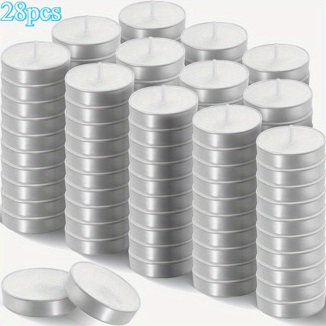 TEMU 28/ 48/ 68 1.5-inch Candles, Burn For 1.5 Hours, No Smoke, No Smell, Suitable For Hot Tea, Party, Hotel Display