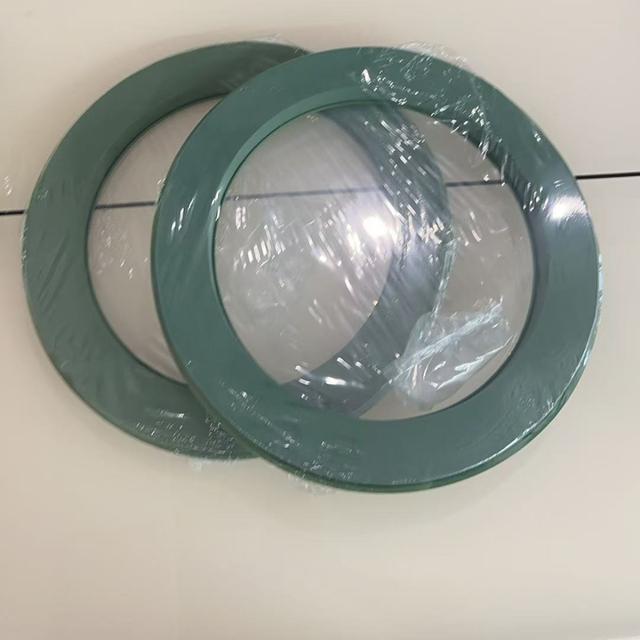 TEMU 2pcs/l Round Stickers Flower Sucker Supplies Ring Bubble Wedding Mud Car Decoration Floral Decorative