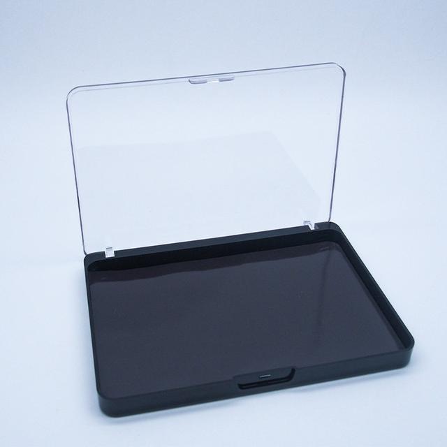 TEMU Eine magnetische Farbpalette in rechteckiger Form, ideal zur Aufbewahrung von fluoreszierenden Stiften, Lidschatten, Lippenstiften und Puderrouge.