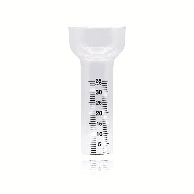 TEMU A High Borosilicate Gauge With High , Featuring Clear Measurement Scales For Precise Measurement In Gardens And Yards, Suitable For Outdoor Rain Measurement.