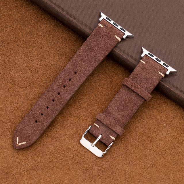 TEMU Correa de Gamuza para Apple Watch Compatible con Tamaños 46/45/44/42/38/40/41/49mm, Adecuada para Iwatch -11, Ultra, SE y Adiciones de Reloj 3 2