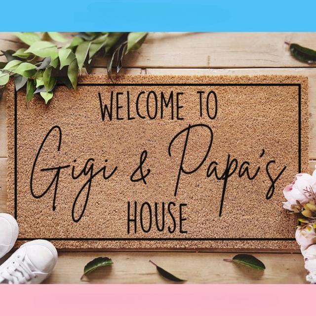 TEMU Personalized Welcome Doormat, Custom Name Mat, House Door Rug, Wedding & Housewarming Gifts, Christmas Home Entrance Carpet, Polypropylene, Only