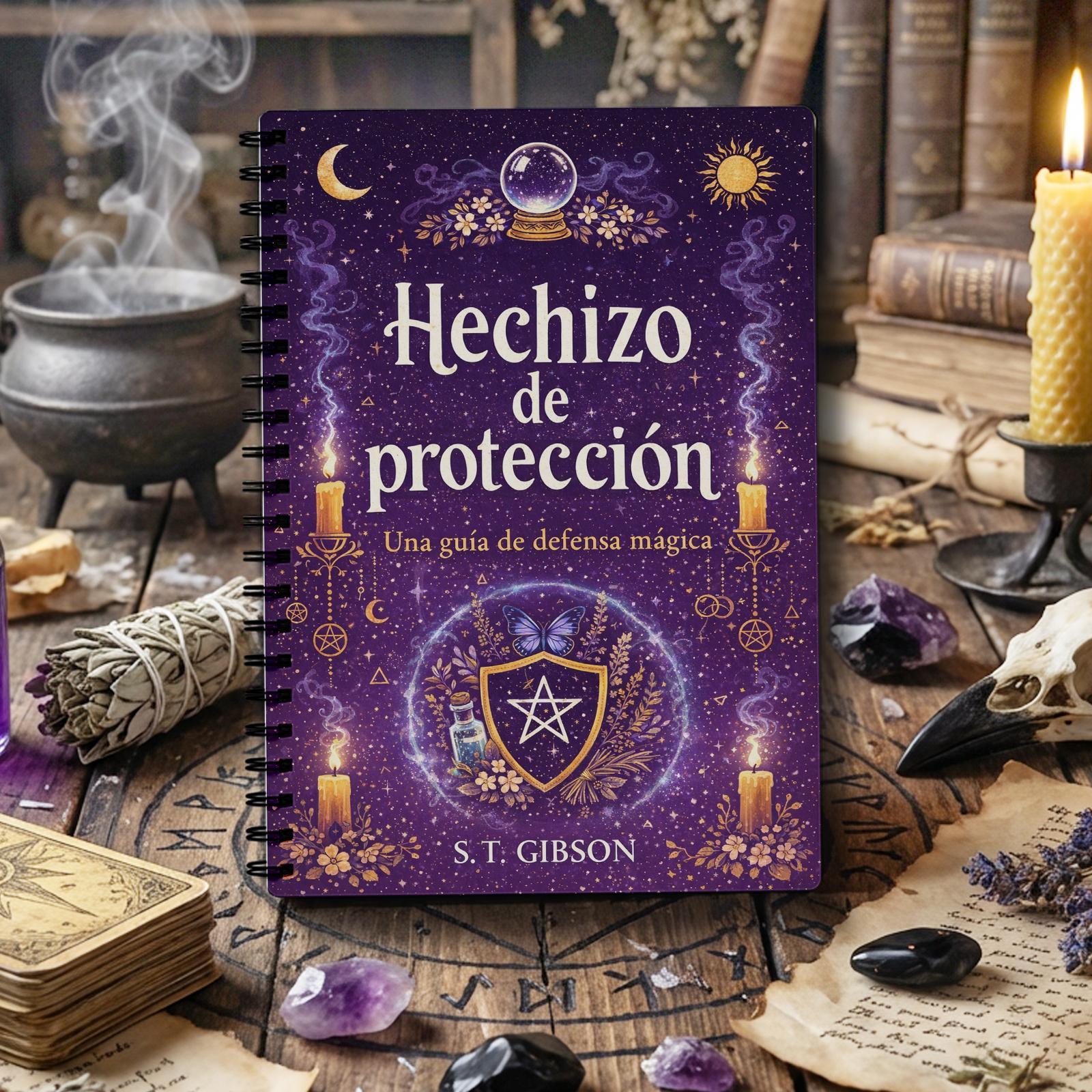 TEMU Portapapeles mágico protector en español, guía de símbolos rituales y defensas mentales, cuaderno , protectores para adultos y portapapeles de referencia de de energía