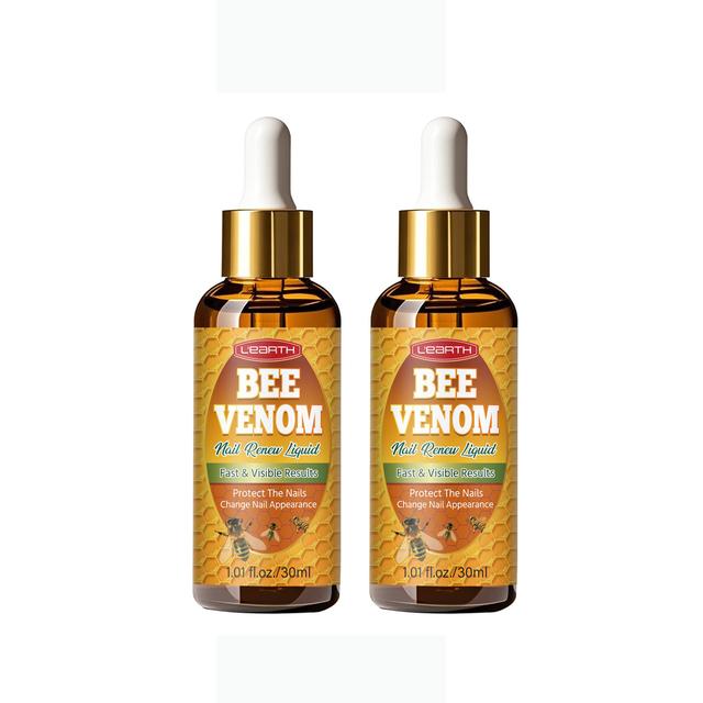 TEMU Set Of 2 Bee Venom Toenail : Powerful Formula For Toenail Problems - Toe Nail Solution - Nail - Noticeable Improvements In A Week