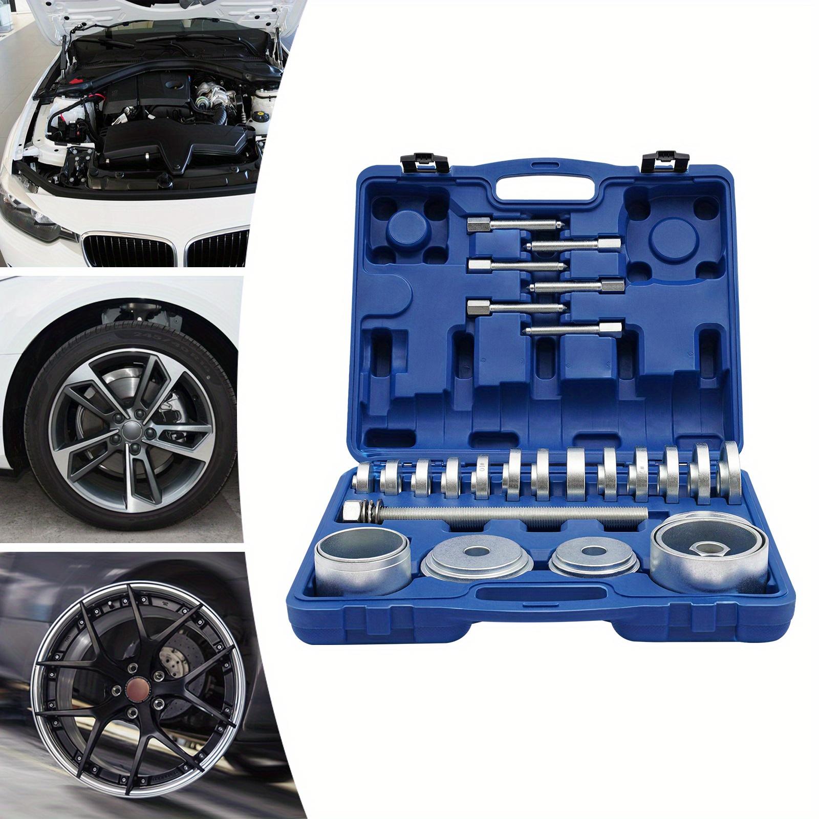 TEMU 31pcs Wheel Bearing Front Bottom Bearing Puller Wheel Bearing Rear Pole Wheel Puller Bearing Puller Set Front Wheel Bearing Remover Puller Tool Kit