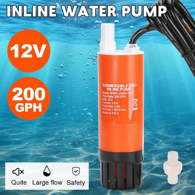 TEMU Water Pump Inline Configuration Path Transfer System