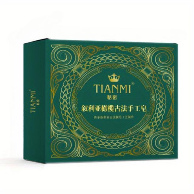 TEMU Olivoljebaserad Traditionell Handgjord Tvål Rengör Ansiktet, Olivolja och Laurbärsolja Tvål, Schampotvål, Sminkborttagningstvål, Långvarig Doftande Badtvål, Passar Alla Hudtyper